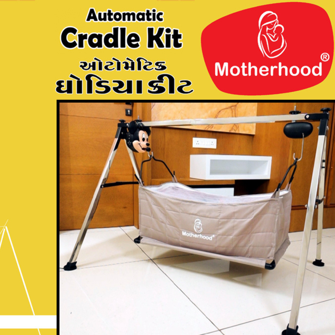Automatic Baby Cradle Kit✨ with speed control, speaker, USB, Bluetooth, auto off timer!! with 1 year warranty