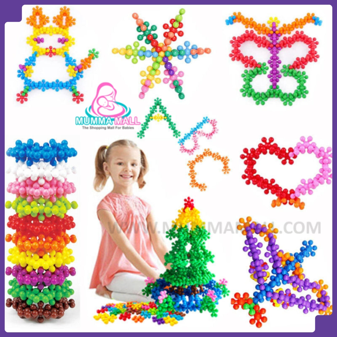 Educational Star Building Blocks Toys | Improves Creativity & Construction Blocks for Kids + FREE 2000+ Pages PDF Worksheet For Kids