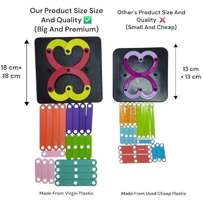 Alpha Numeric Puzzle - Alphabet Construction Puzzle Toys For Kids - Multi Activity Toys For Age Group Of 3 To 5 Year