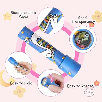 Mumma Mall - Magical Kaleidoscope Toy for Kids | Educational Visual Learning Fun (Buy 1 Get 1 FREE)