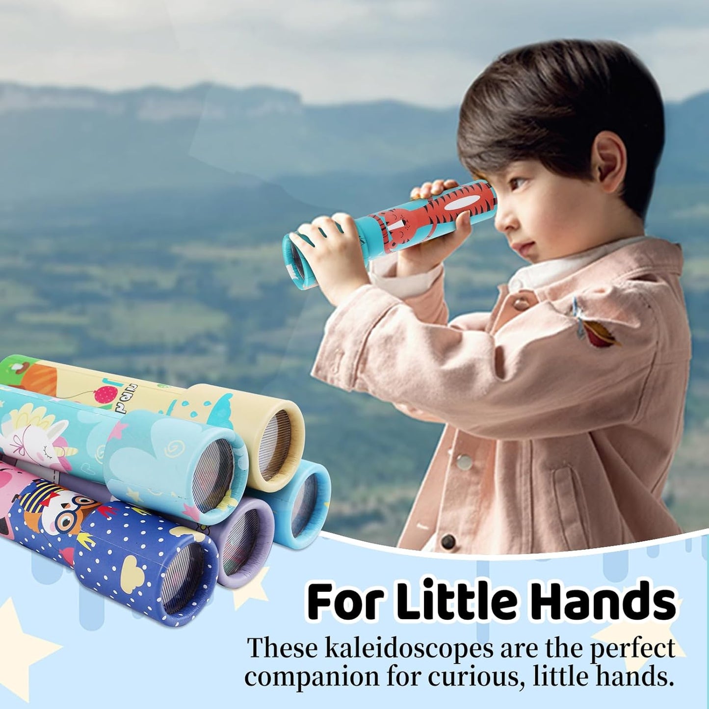Mumma Mall - Magical Kaleidoscope Toy for Kids | Educational Visual Learning Fun (Buy 1 Get 1 FREE)