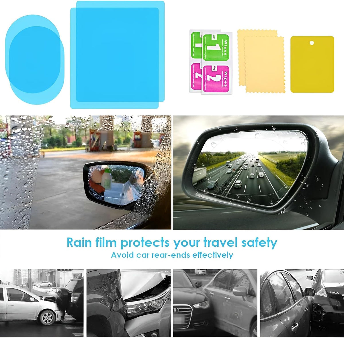 š ClearDrive⢠HD Nano Mirror Shield | Anti-Rain & Anti-Fog Protection Film
