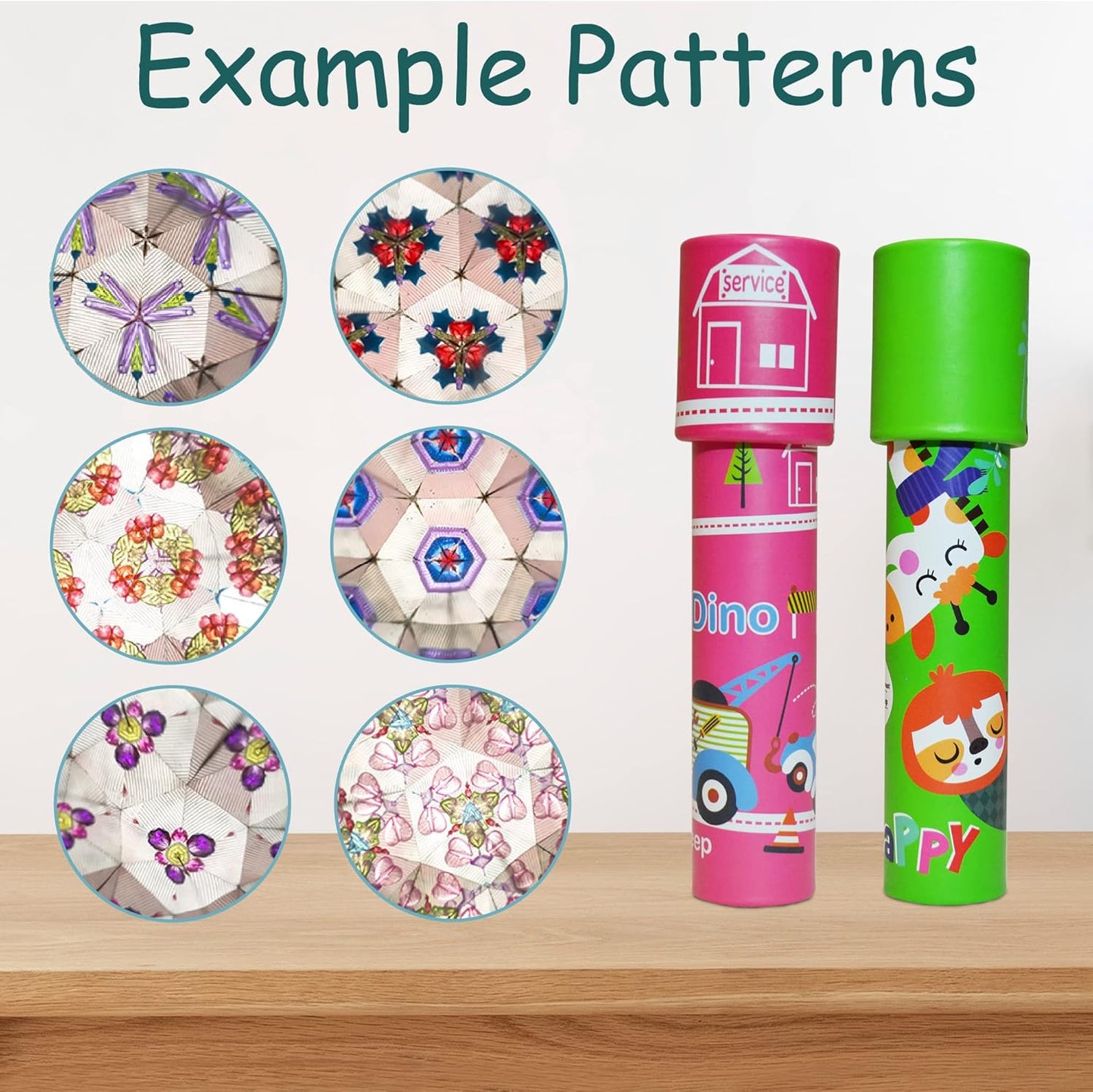 Mumma Mall - Magical Kaleidoscope Toy for Kids | Educational Visual Learning Fun (Buy 1 Get 1 FREE)