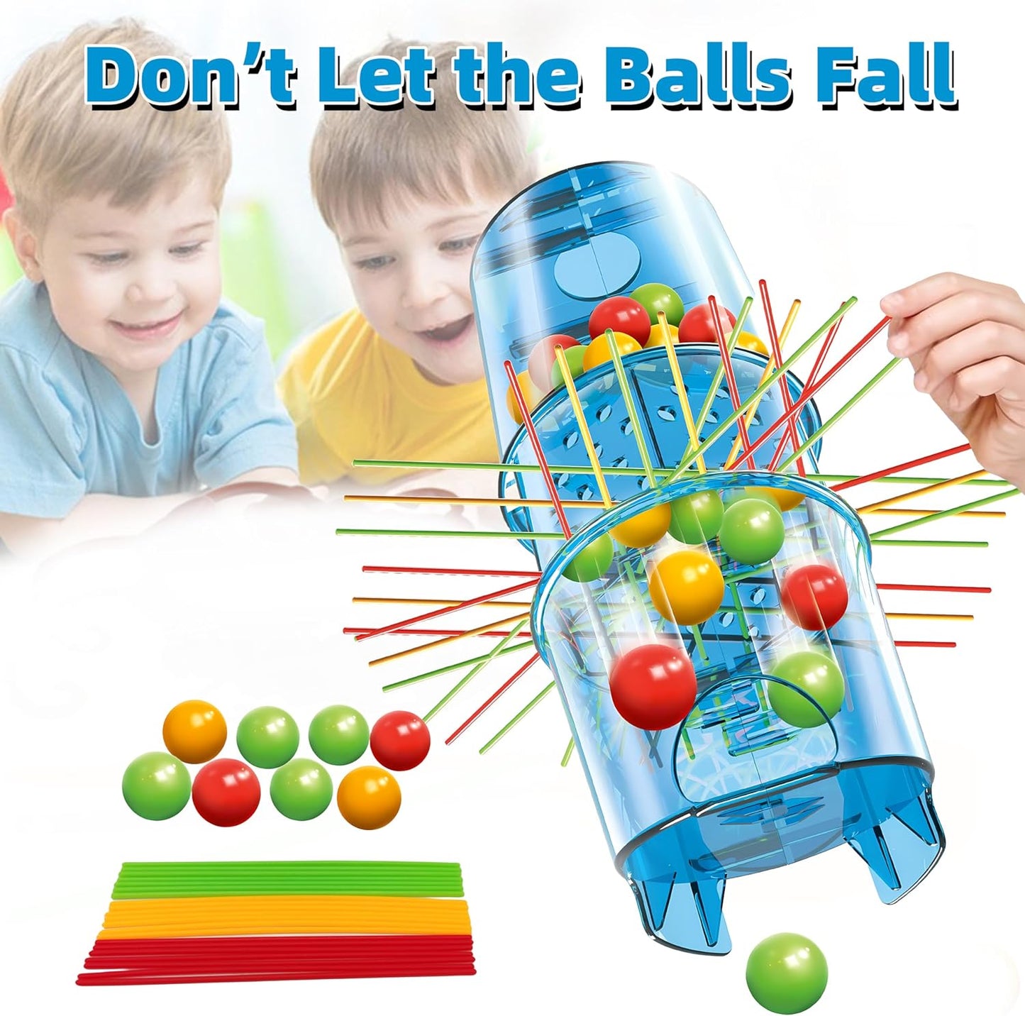 Mumma Mall "Kerplunk Game" Marble Stick Game to Play for Kids
