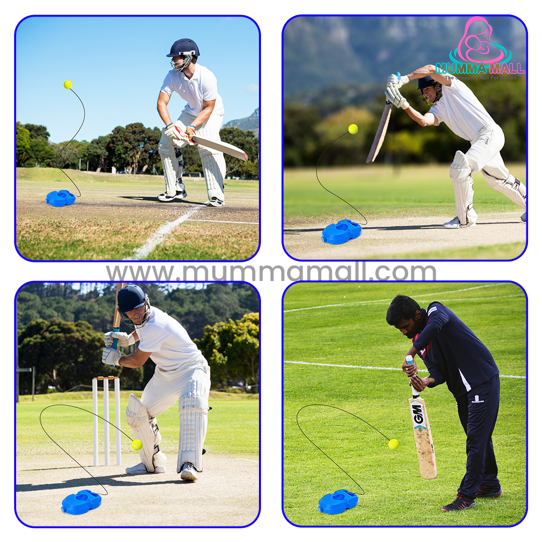 🏏Cricket Rebound Ball - 2 In 1 Tennis+Cricket Training Tool For 10 year+Kids & Adults