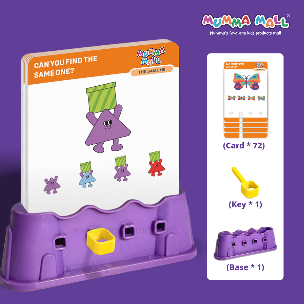 Match Key™ & Unlock Brain with Logical Cards – 72 Challenge Cards With 1 Key