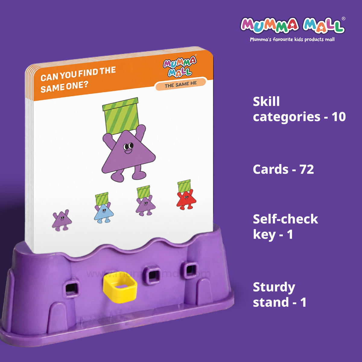 Match Key™ & Unlock Brain with Logical Cards – 72 Challenge Cards With 1 Key