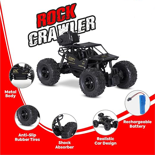 Premium Off-Road Smoke RC Monster Car for Kids 6+ & Adventure Toy Lovers – Real Smoke, LED Lights, Heavy-Duty Tyres & Rechargeable Battery
