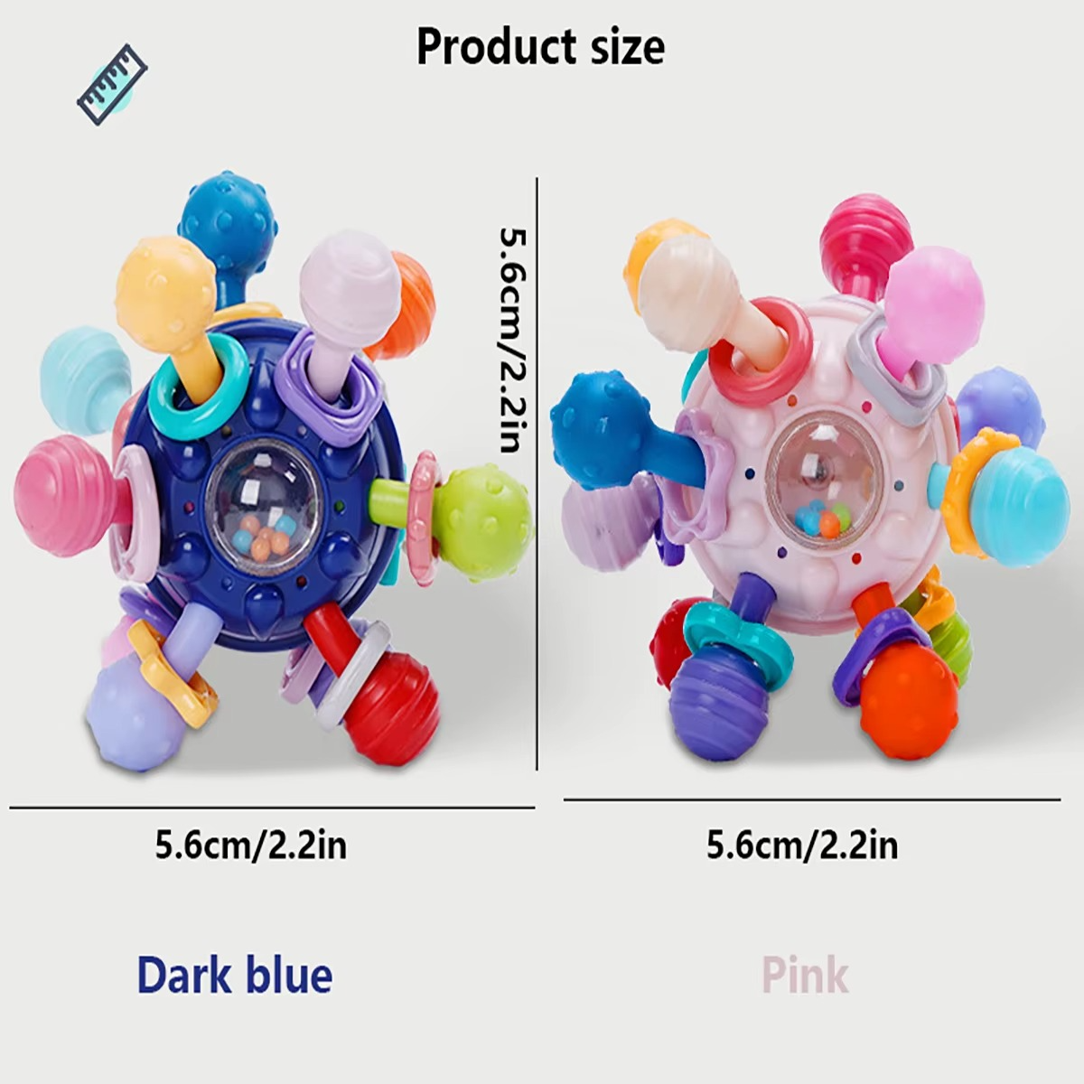 👶 Sensory Orbit Ball | Baby Teething Ball with Rattle - Best teether of 2026
