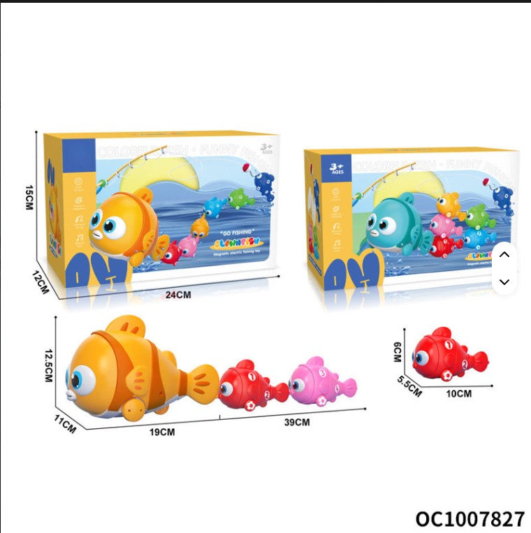 Floating Wind-Up Bath Toys for Kids – Safe Non-Toxic Swimming Fish | Fun Screen-Free Playtime & Stress-Free Bathing | 3+ years (7 Pcs))