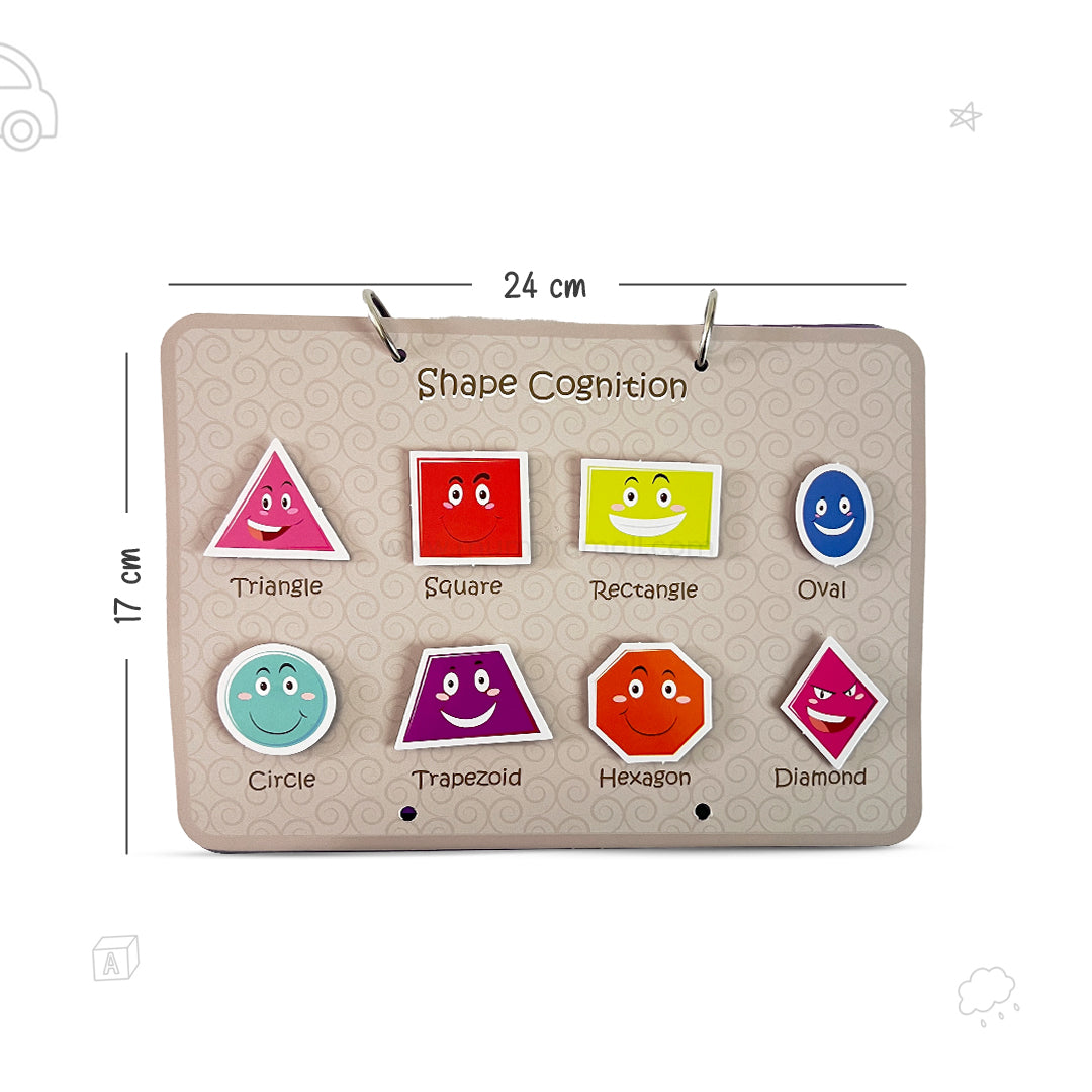 Mumma Mall® Toddler's Taste Busy Book – Reusable Learning Binder for Kids (Ages 2–5) with Velcro Activities & Fine Motor Skill Games