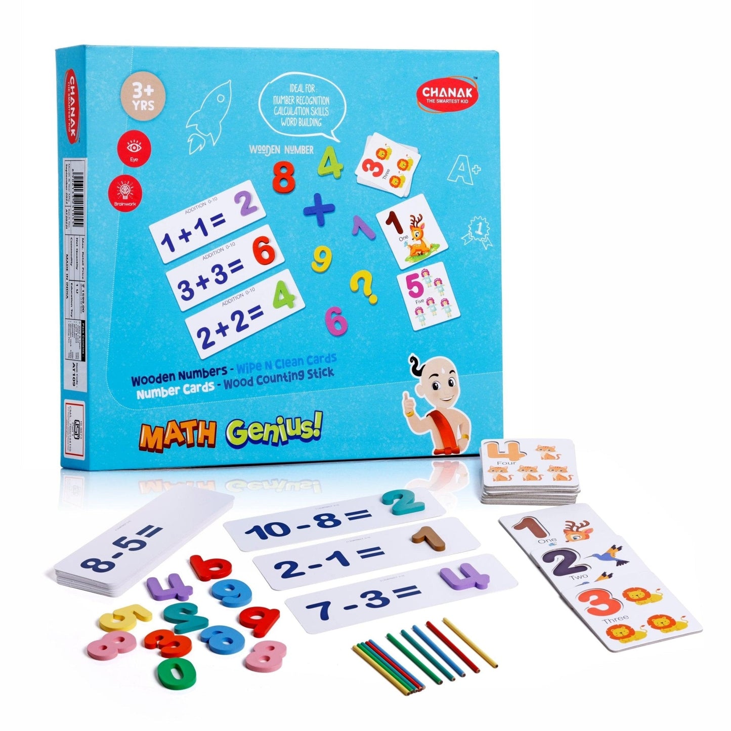 Math Genius for Kids - Educational Math Card game