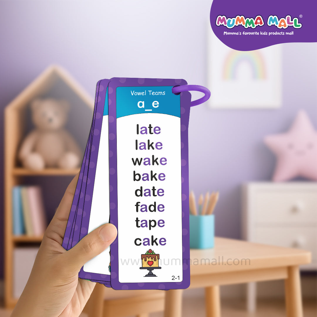 Educational Phonics Words English 60 Flashcards for Kids Ages (3-8) Ideal for Homeschooling, Montessori & Classroom Activities