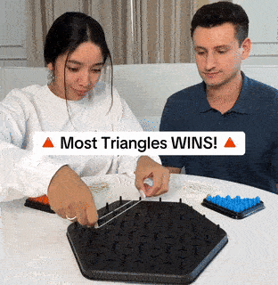 (70% OFF) Triangle shape rubber game!! 2-4 player game (NEWLY LAUNCHED) - Boost Cognitive Skills & Fun for Kids and adults