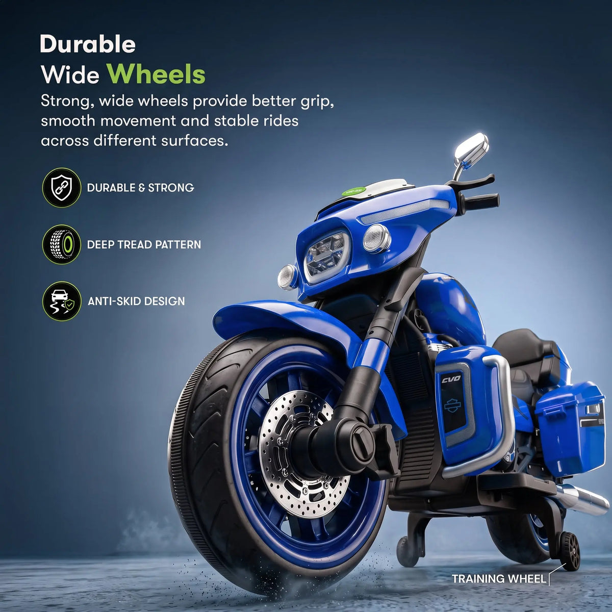 Kids Harley Style Electric Ride-On Bike