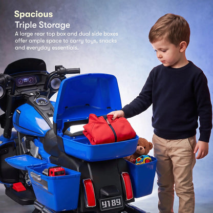 Kids Harley Style Electric Ride-On Bike