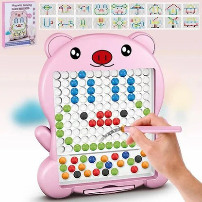 Magnetic Drawing Board – Educational Dot-to-Dot Creativity Board