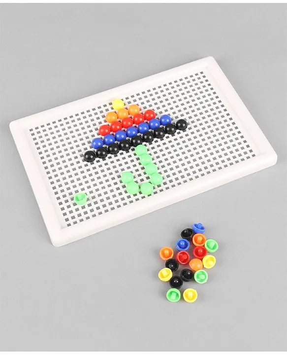 Junior Peg Mosaic-Creative Pegboard Set for Kids