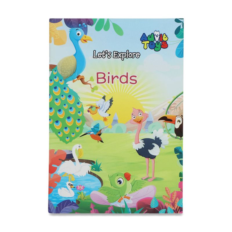 Birds Puzzle Game for Kids -(48 Piece + 24 Page Book)