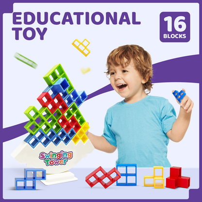 ✨Swinging Tower Game with FREE Chairs Tower Balancing Game