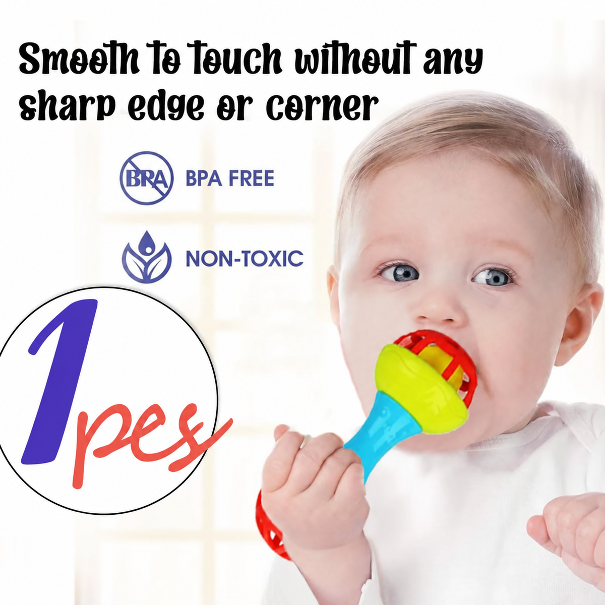 Baby Rattle & Teether Toy – 8 Pcs Set