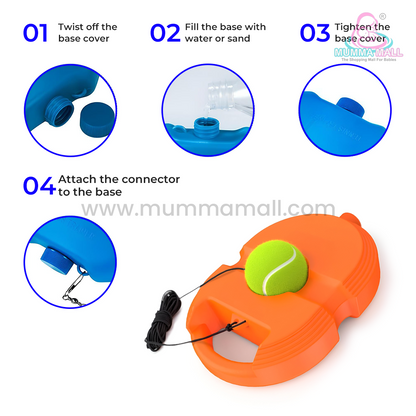 🏏Cricket Trainer Rebound Ball with Solo Serve practice Ball for 10year+Kids  & Adults