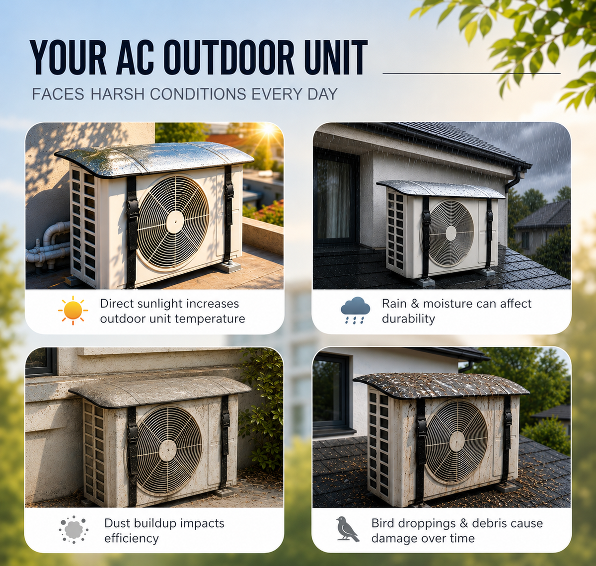 🔥 WeatherLock AC Cover™