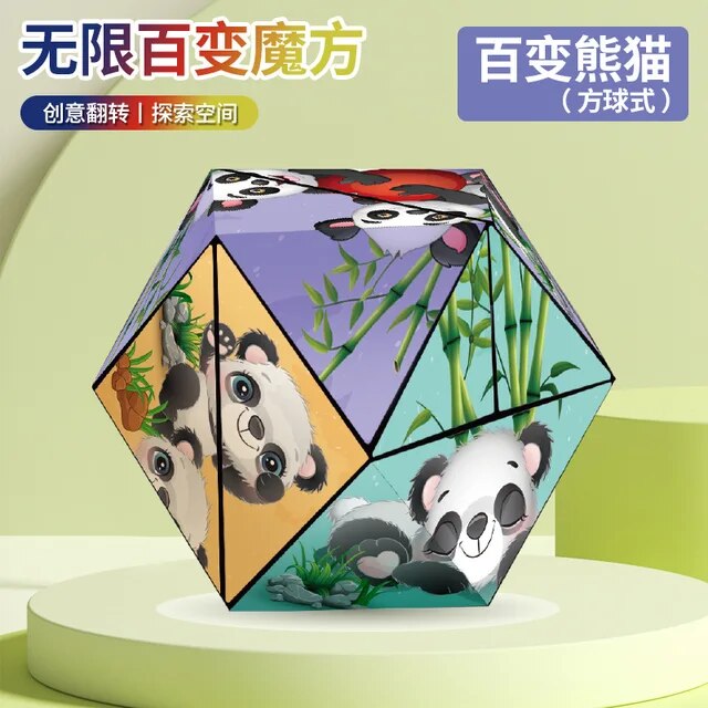 ✨Magic Cube For Kids - 3d Panda Cube🔥