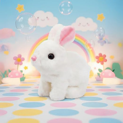 Premium Walking & Jumping Bunny Toy – Plush Rabbit with Sound – Perfect for Toddlers & Preschoolers