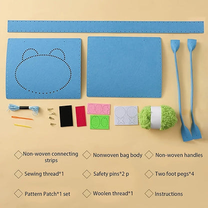 DIY Felt Handbag Craft Kit – Safe, Durable & Screen-Free Creative Activity | Fun Tote Bag Hobby & Perfect Gift for All Ages