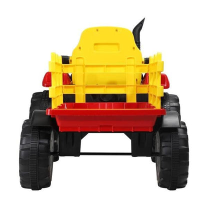 Little Farmer Adventure Electric Ride-On Tractor with Trailer