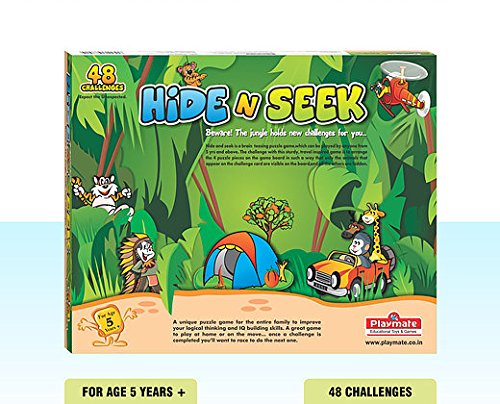 Hide & Seek Jungle-Brain Teasing Puzzle Game for Kids