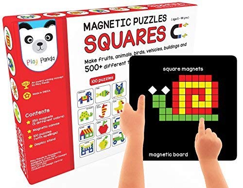 Play Panda-Magnetic Puzzles Squares Game