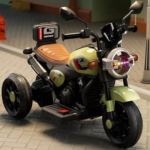 Kids 3-Wheel Electric Cruiser Ride-On Bike 🏍️⚡
