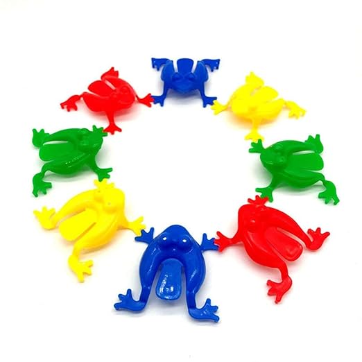 Jumping Frog Toss Game for Kids | Colourful Party & Family Fun Toy | Interactive Indoor Activity Toy Set(Pack of 15)