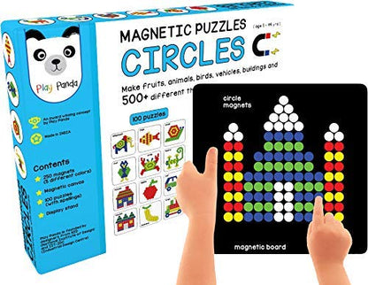PLAY PANDA-Magnetic Circle Puzzle Set