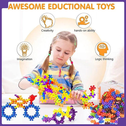 Educational Star Building Blocks Toys | Improves Creativity & Construction Blocks for Kids + FREE 2000+ Pages PDF Worksheet For Kids