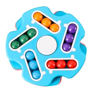 Rotating Magic Bean Cube Spinner – Double Flip Fidget Puzzle for Stress & Anxiety Relief | Learning & Brain Development Toy
