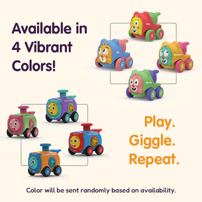 Carnival Clowns Friction Candy Vehicles Toy Set – Pack of 4