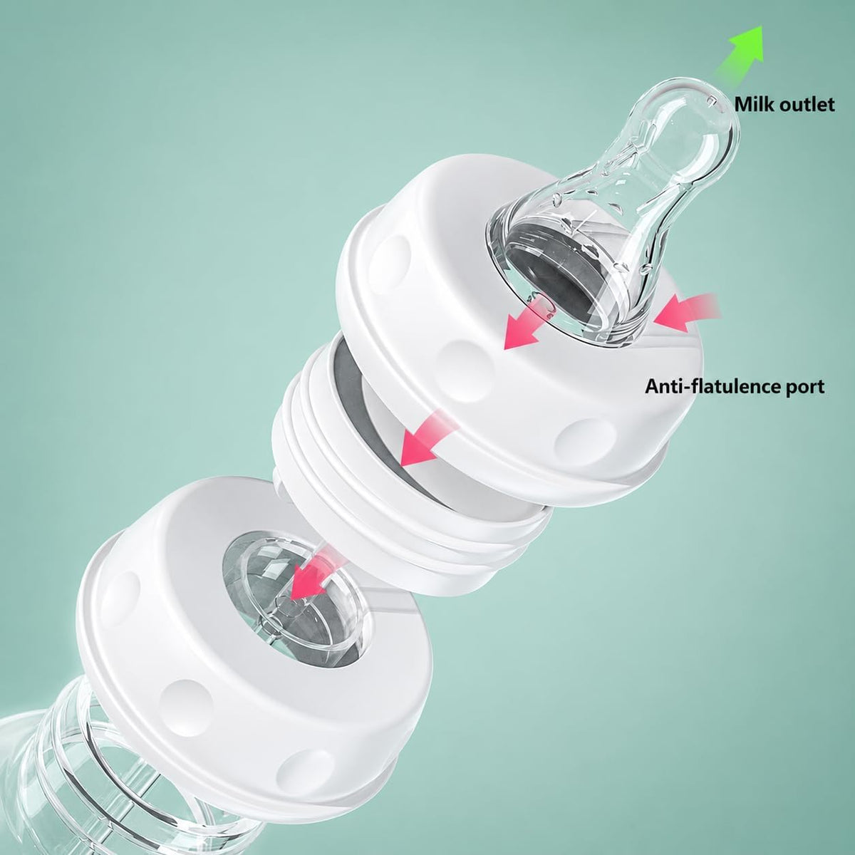 🍼 SipNest™ 360° Baby Feeding Bottle ⭐