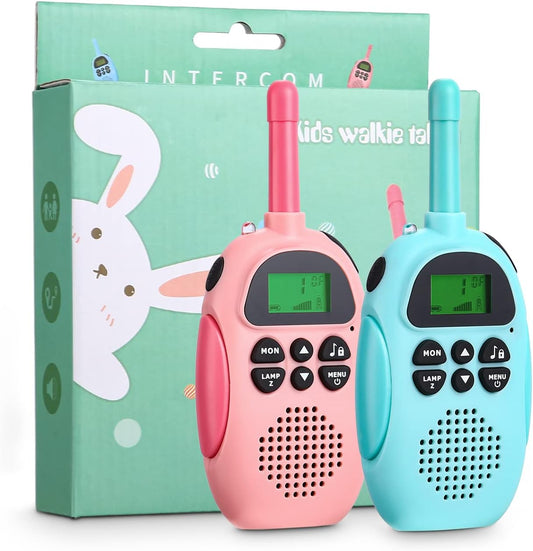 Interactive Walkie Talkies for Kids with LED Display – Safe Outdoor and Indoor Toy for Endless Fun (Pack of 2)