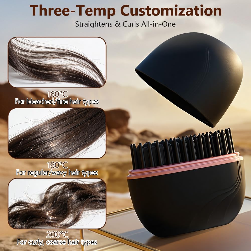 ✨💇‍♀️ SilkRush™ Pocket Hair Smoothing Brush 💖