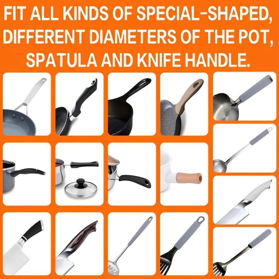🛡️ HeatGuard Pro™ Silicone Pot Handle Shield - Buy 1 Get 1 FREE