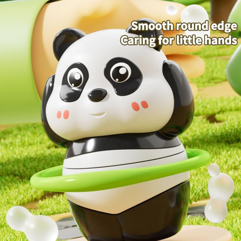 3-in-1 Panda Sports Activity Toy Set for Kids | Cute Panda Skater, Hula Hoop & Jump Rope Toy