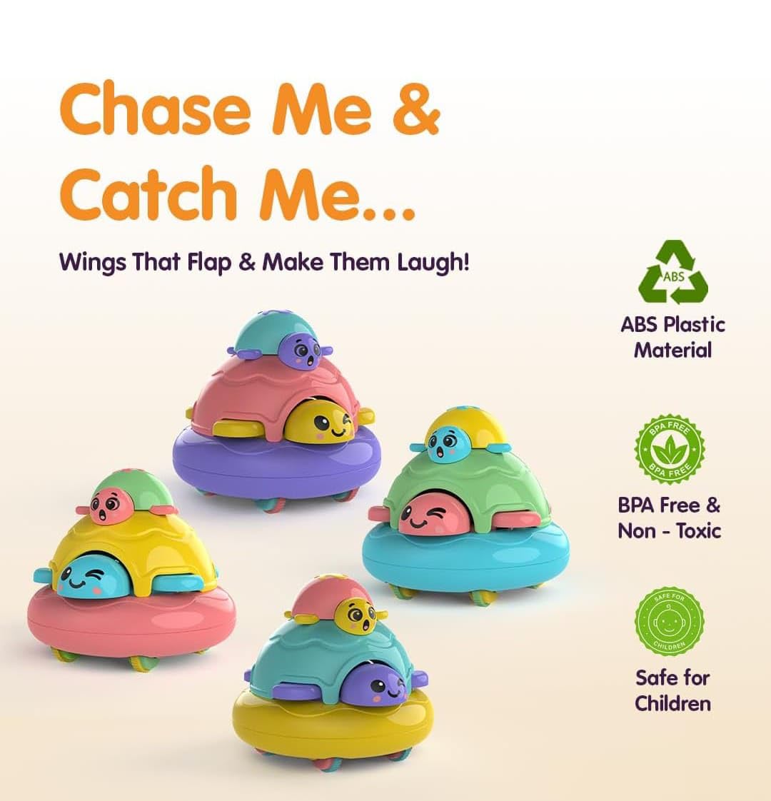 Topsy Turtles Friction Toy – 12 Pcs Set