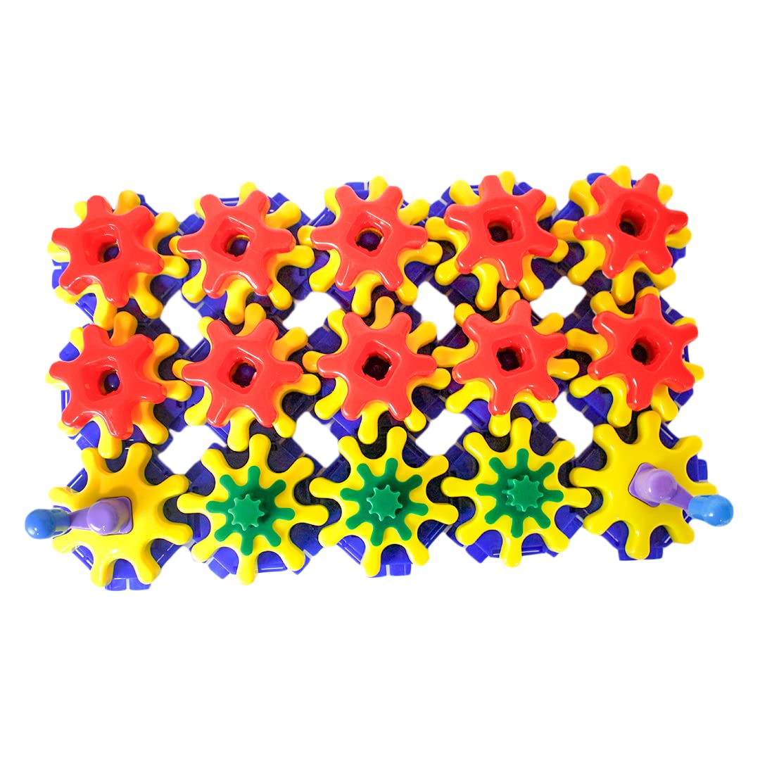 Make and Spin Gears Twisting & Turning Fun (Multicolor)