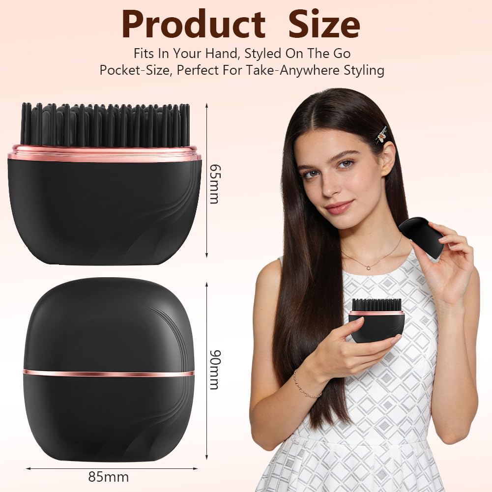 ✨💇‍♀️ SilkRush™ Pocket Hair Smoothing Brush 💖