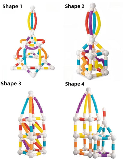 Flexible Magnetic Building Sticks & Balls Set for Kids | 3D Construction STEM Toy for Creativity, Brain Development & Learning