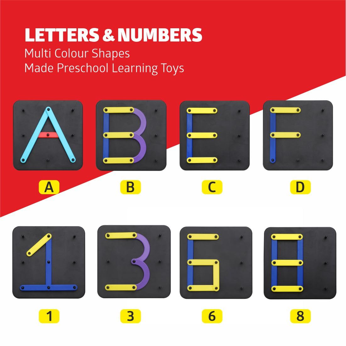 Alpha Numeric Puzzle - Alphabet Construction Puzzle Toys For Kids - Multi Activity Toys For Age Group Of 3 To 5 Year