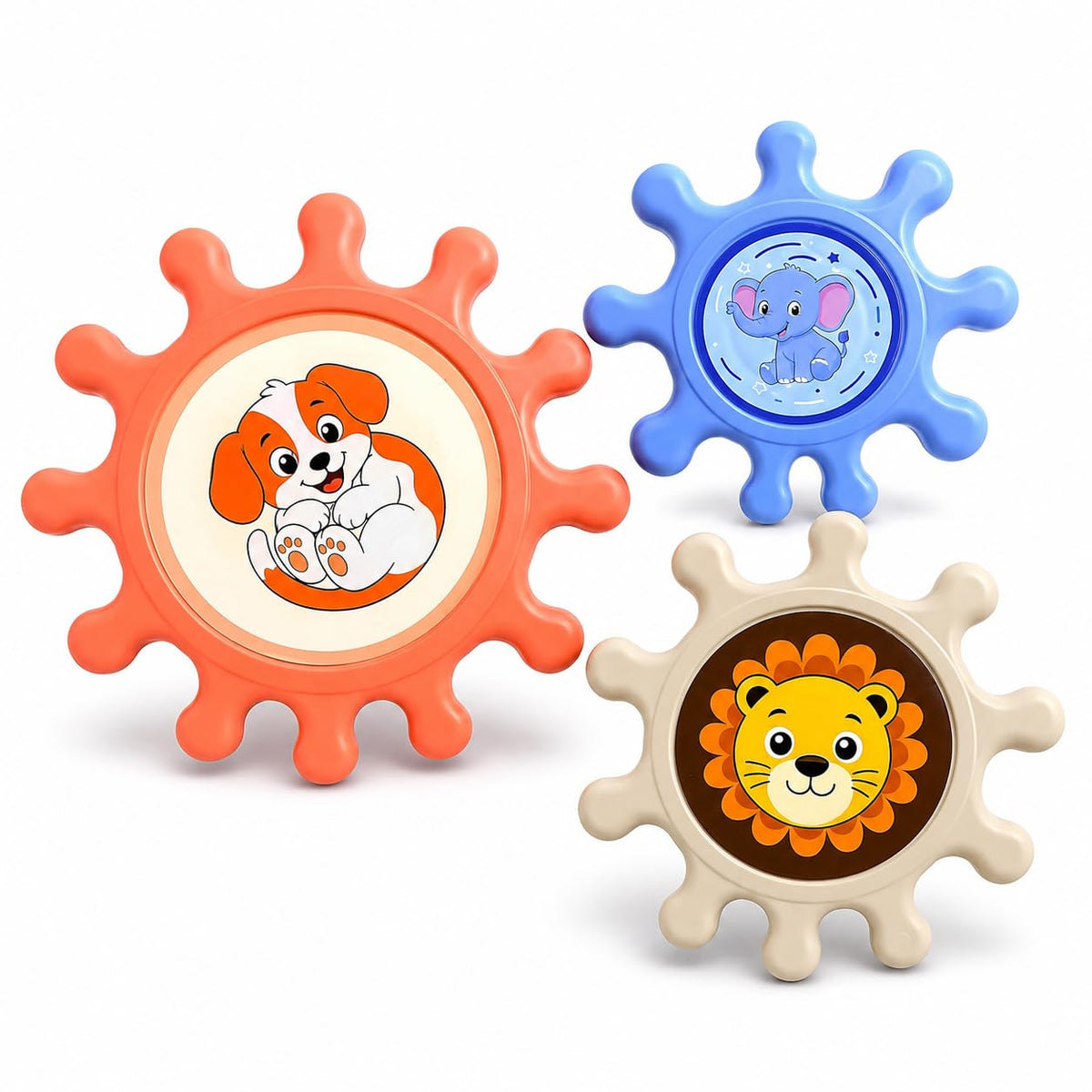 Kids Animal Gear Spinner Toy – Cute Cartoon Sensory Spinning Toy